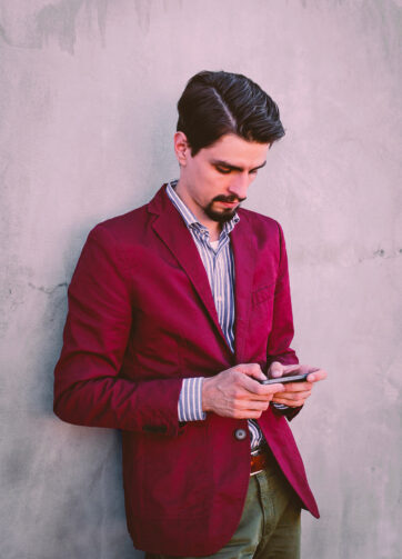Skinny suit jacket